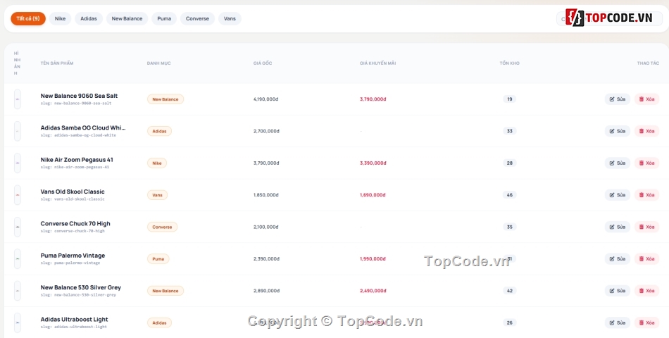 Web bán giày  MVC,Website bán hàng trực tuyến,bán